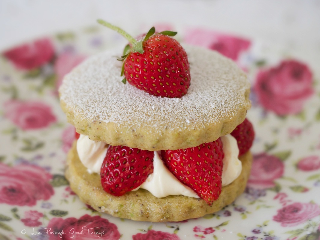 Strawberry pistachio shortcake by Liz Posmyk, Good Things