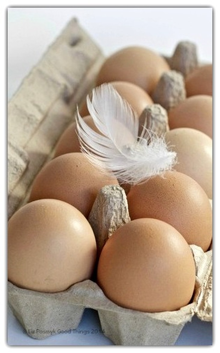 Fresh free range eggs by Liz Posmyk, Good Things