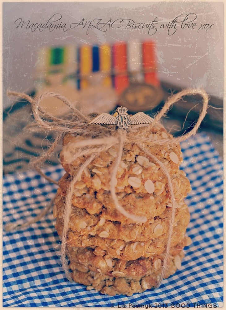 Macadamia ANZAC biscuits by Liz Posmyk, Good Things