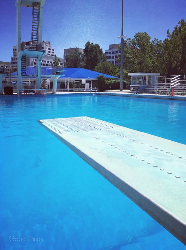Diving Board at the Canberra Olympic Swimming Pool by Liz Posmyk Good Things