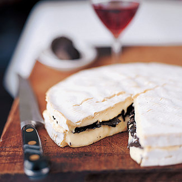 Truffled brie available from The Truffle Farm in Canberra 