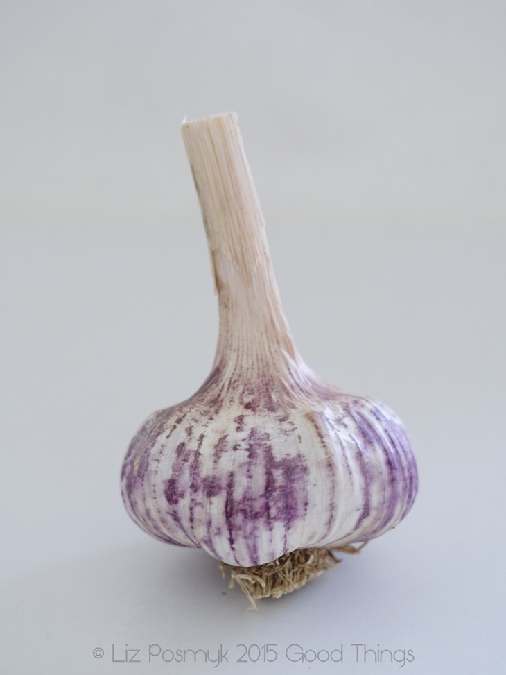 Home grown organic garlic by Good Things