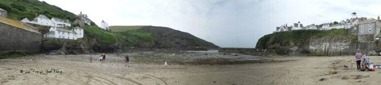 Port Isaac panorama from the sand by Liz Posmyk, Good Things