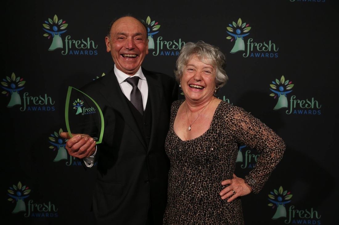 Greengrocer - Knowledge in Action winner - Martelli's FruitMarket - (Cherrybrook) Frank and Maria Martelli.