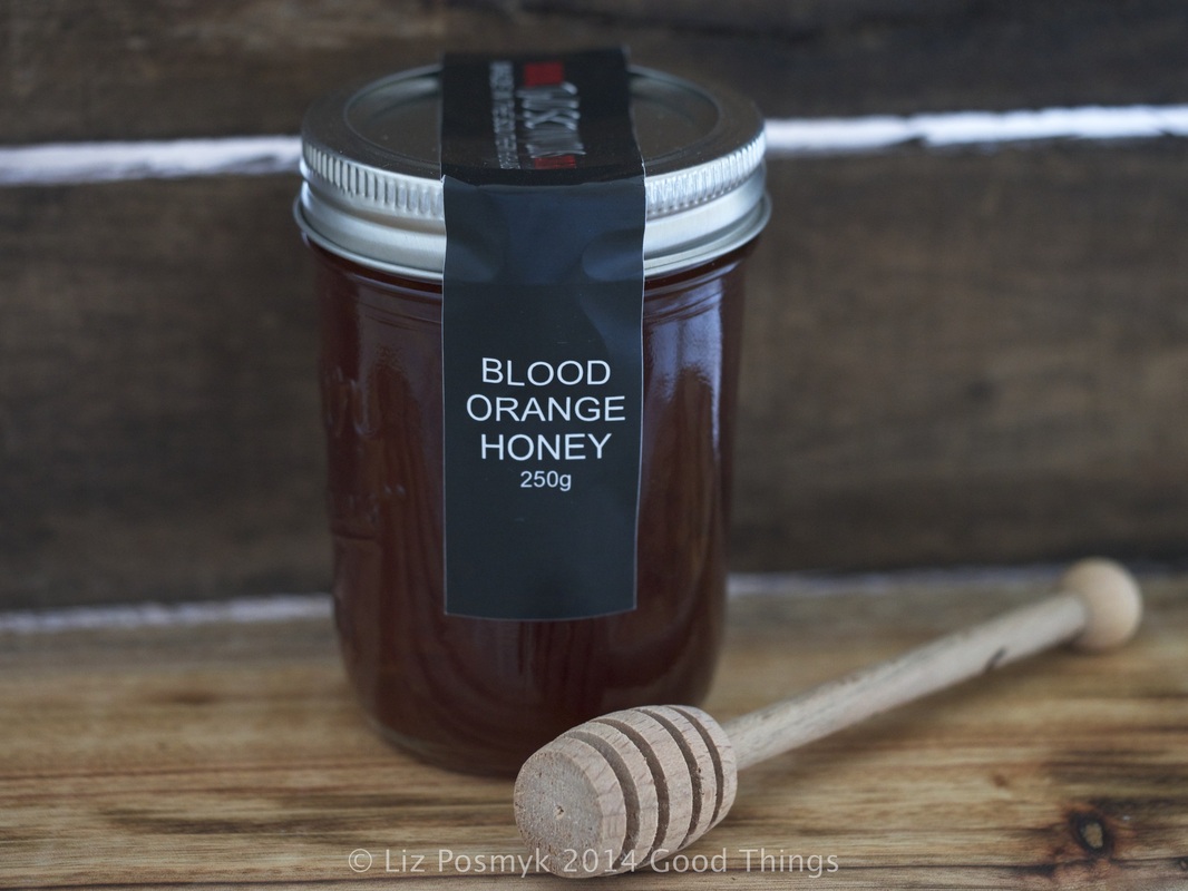 Blood orange honey from Two Skinny Cooks in Berrima 