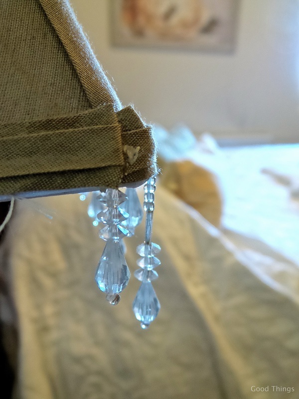 Crystals and bedside lamp t Laurel View farm stay in the NSW Southern Highlands by Liz Posmyk Good Things