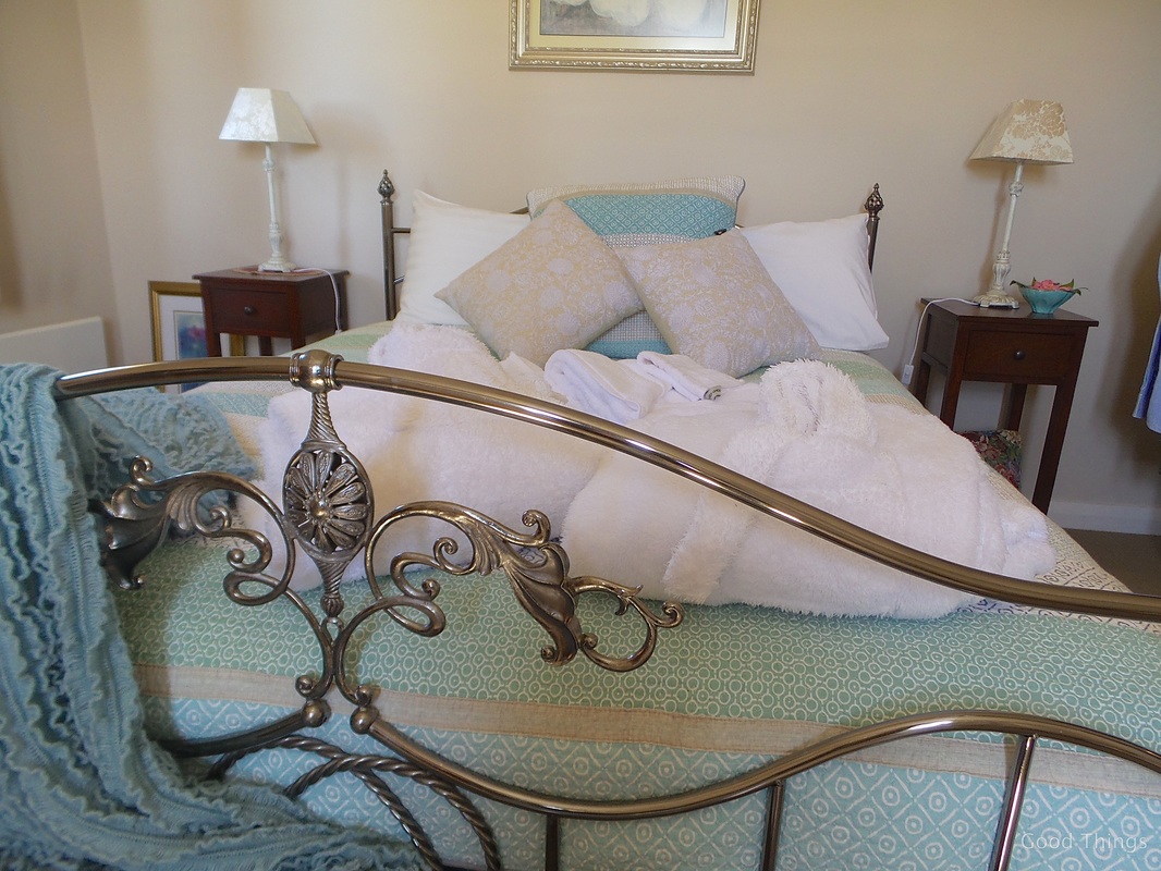 Bath robes, towels and a delicious bed t Laurel View farm stay in the NSW Southern Highlands by Liz Posmyk Good Things