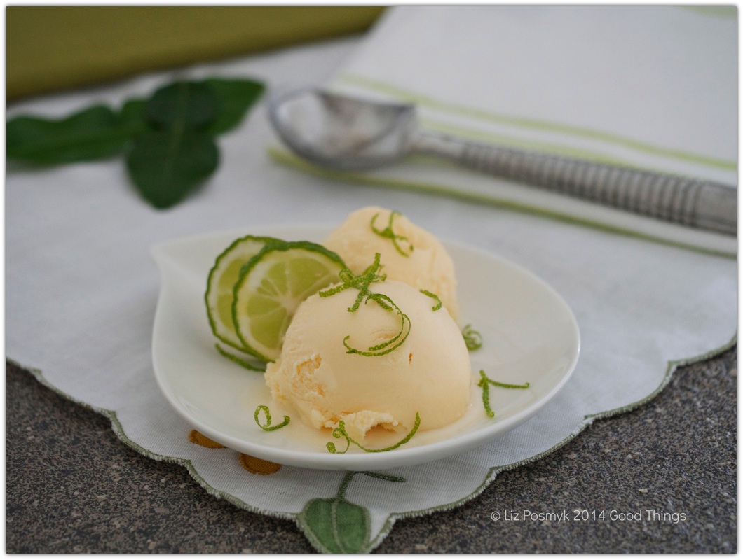 Creamy kaffir lime ice cream by Liz Posmyk, Good Things