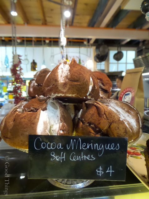 Cocoa meringues - photo Liz Posmyk Good Things 