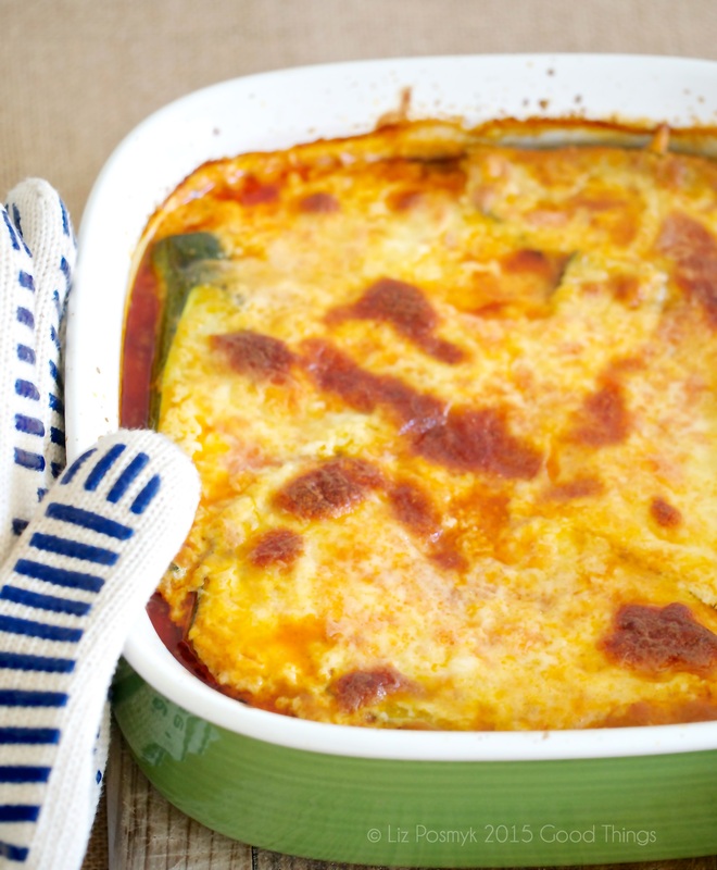 Zucchini moussaka with bolognese 
