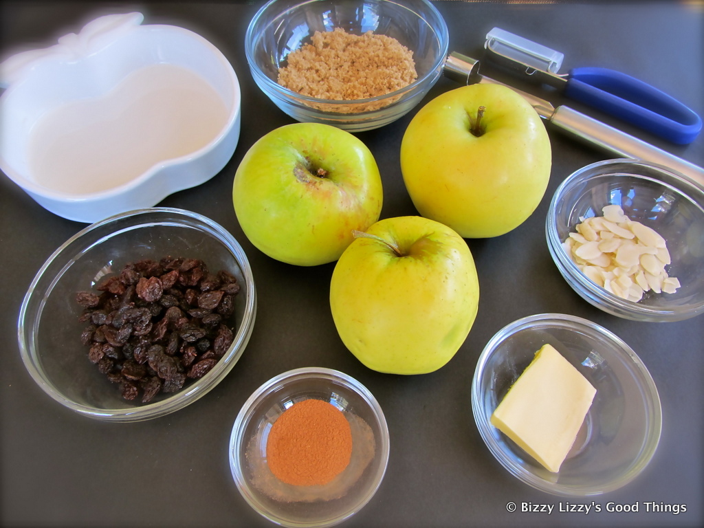 Ingredients to make baked apples by Liz Posmyk Good Things