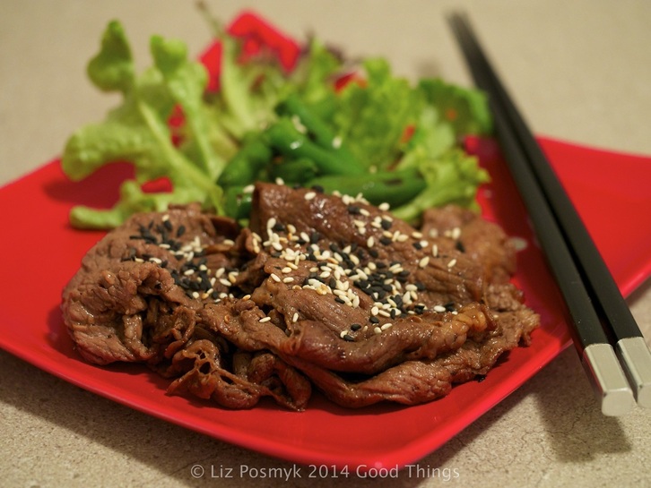 Korean style bulgogi beef by Liz Posmyk Good Things
