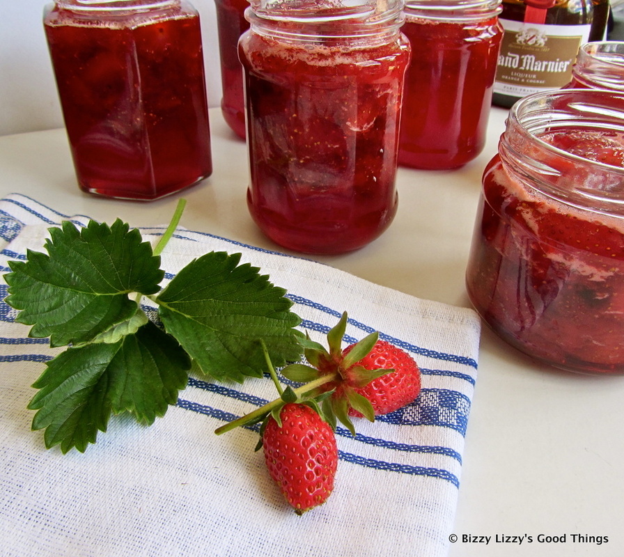 Recipe for strawberry jam with a splash of Grand Marnier 2