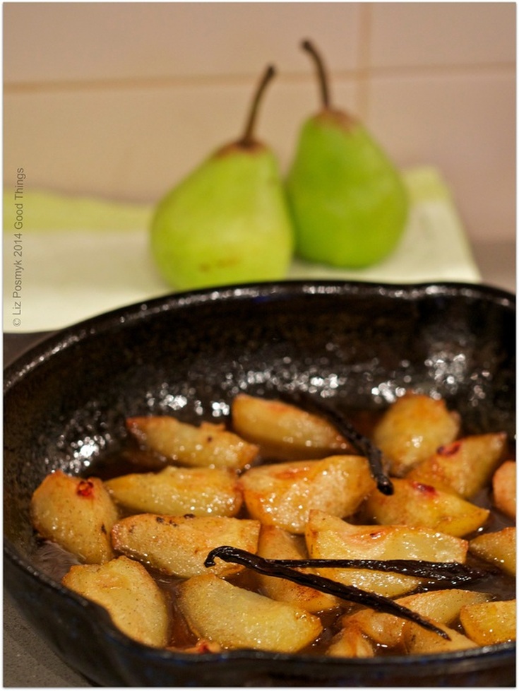 Pot roasted Australian pears by Liz Posmyk, Good Things