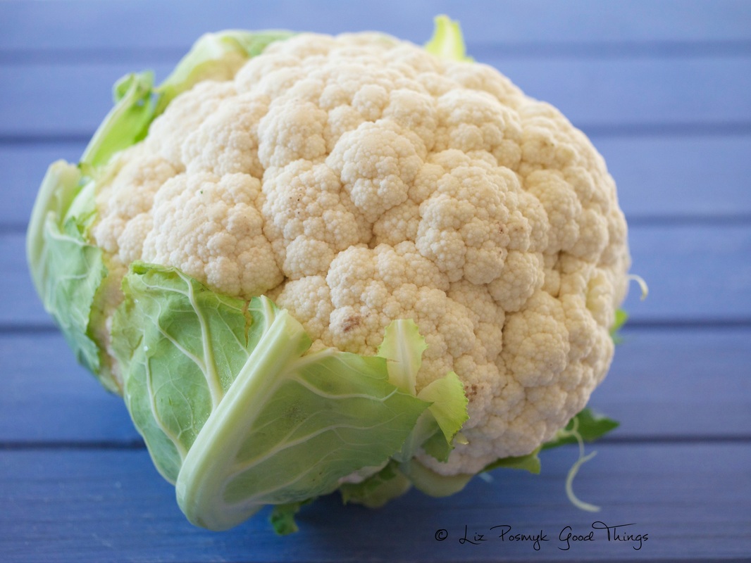 Fresh cauliflower still life by Liz Posmyk Good Things 