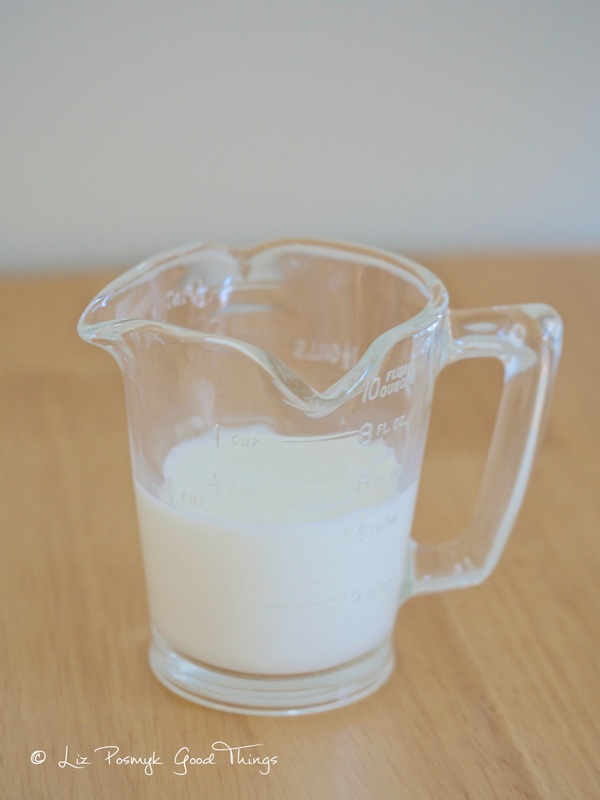 Milk in vintage jug by Liz Posmyk Good Things 