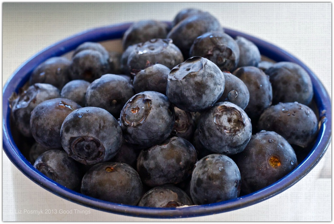 Fresh blueberries by Liz Posmyk, Good Things