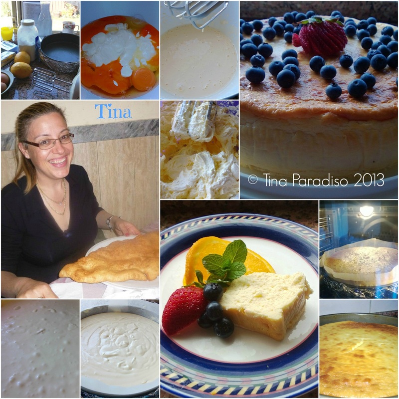 Tina bakes her NY cheesecake