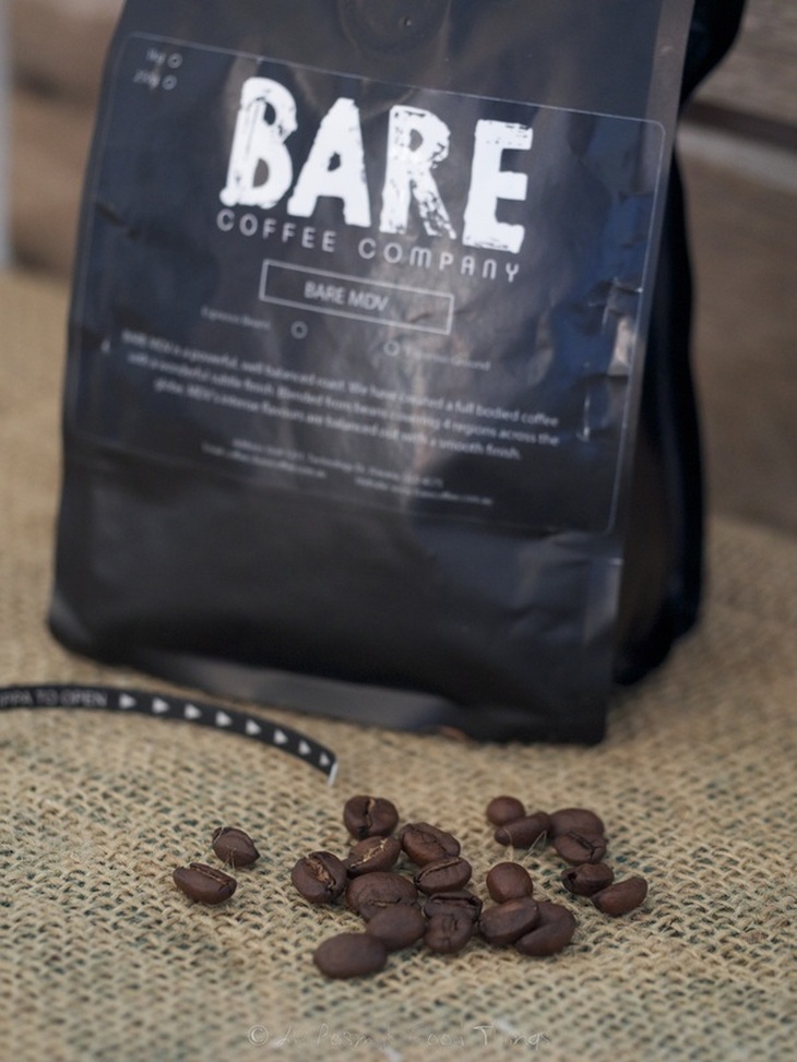 Coffee beans from the Bare Coffee Company
