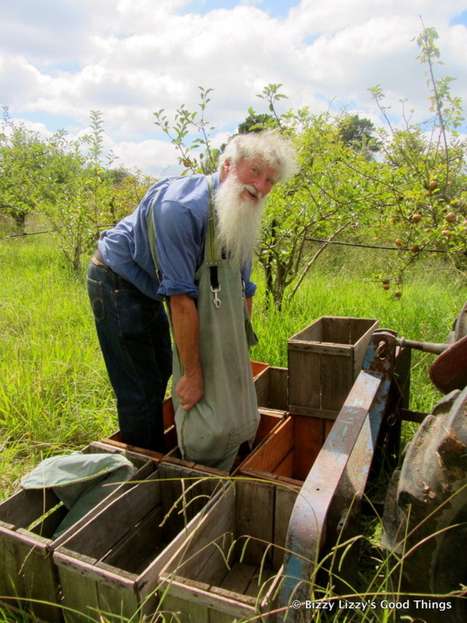 Dr Banks in his orchard at Pialligo by Liz Posmyk