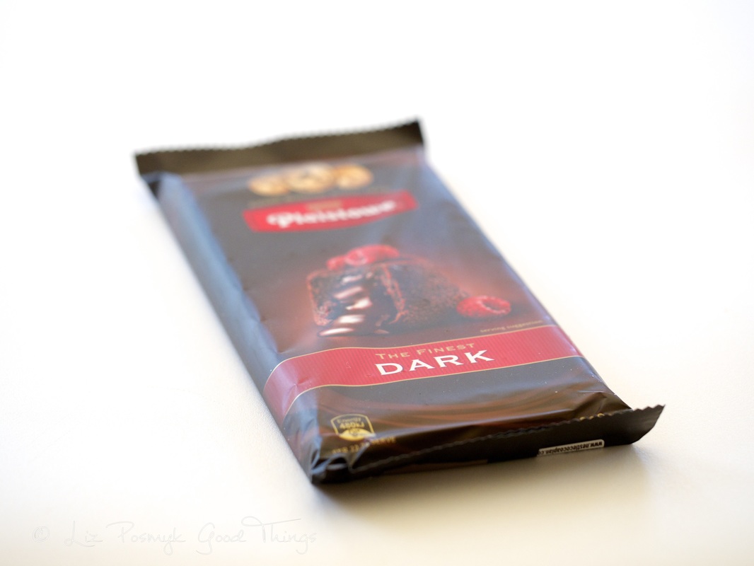 Dark chocolate for Chocolate and beetroot cake by Liz Posmyk, Good Things 
