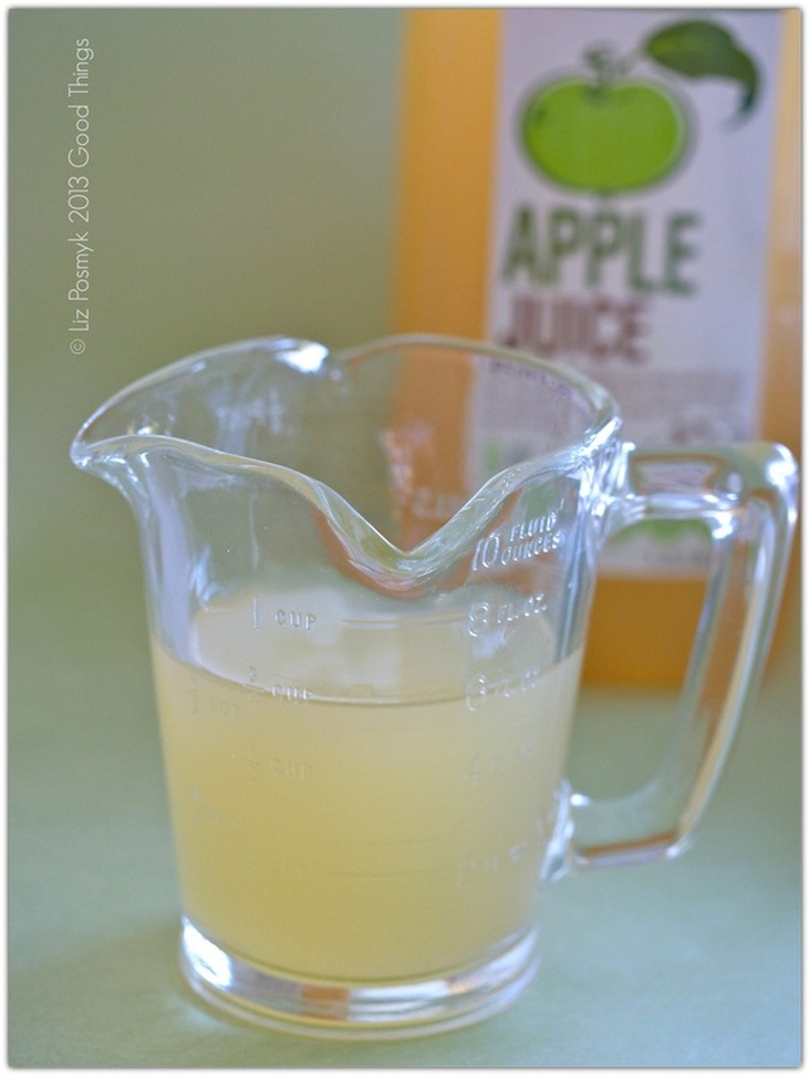 Pure cloudy apple juice by Liz Posmyk, Good Things