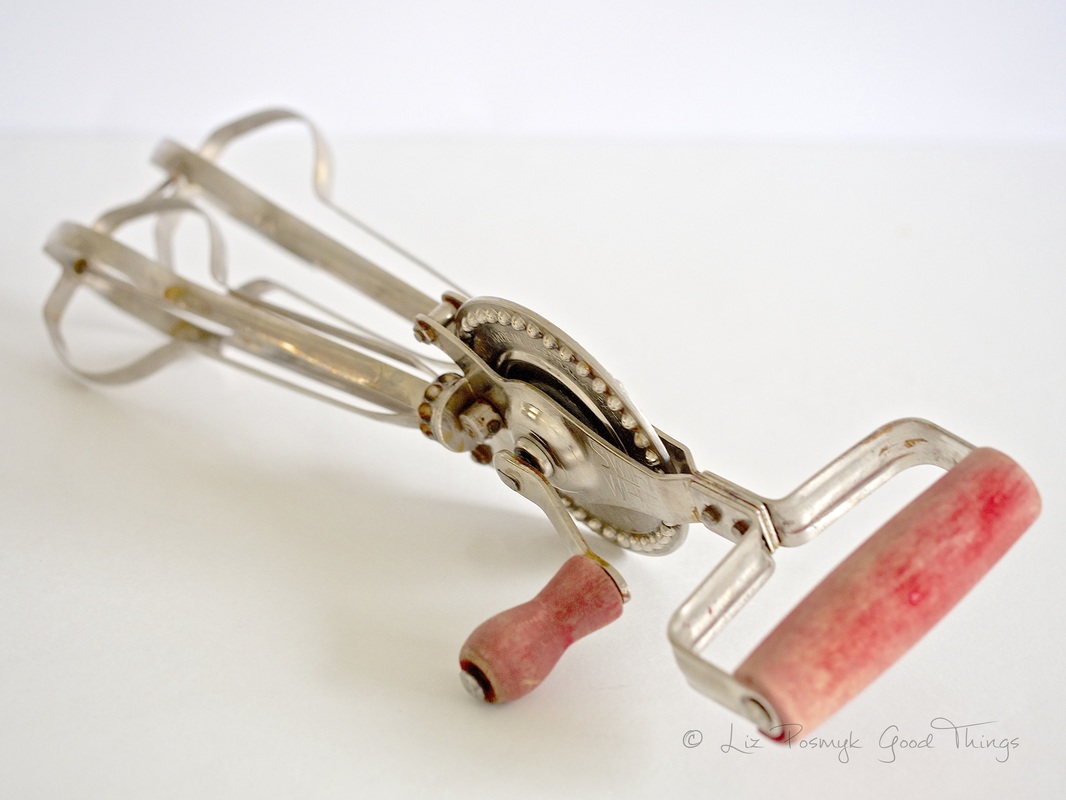 Vintage rotary whisk by Liz Posmyk