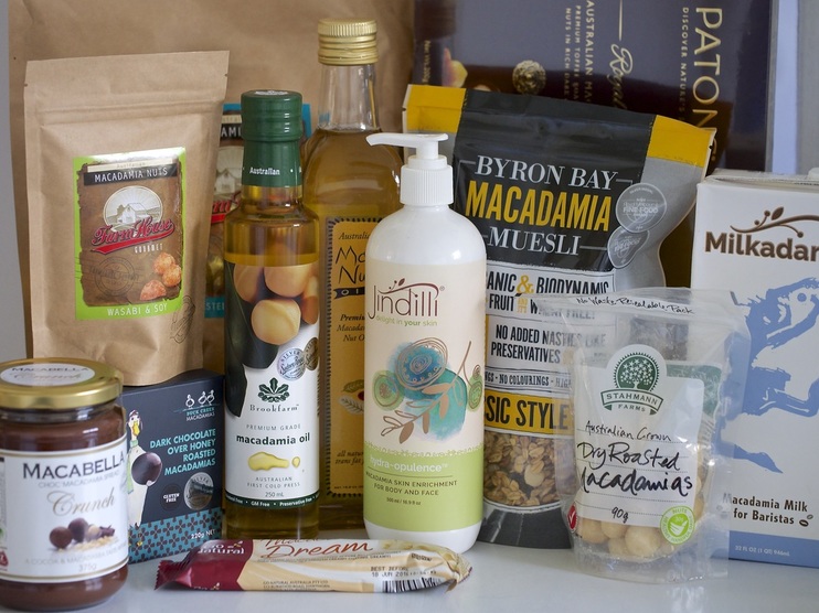 A hamper of Australian macadamia products - photo by Liz Posmyk, Good Things 