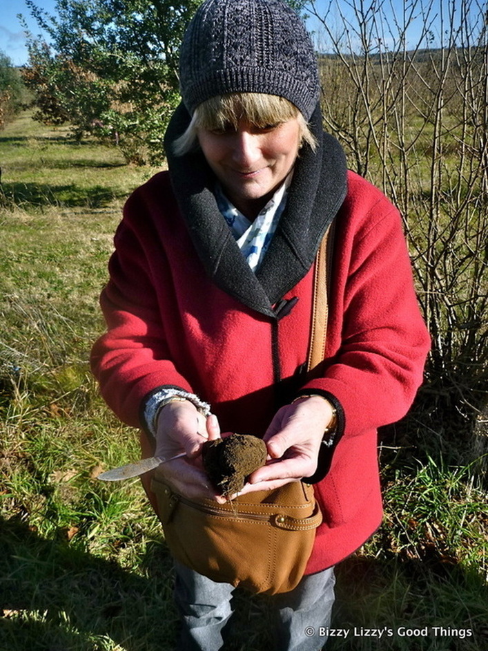 Food writer Liz Posmyk a.k.a. Bizzy Lizzy on a truffle hunt