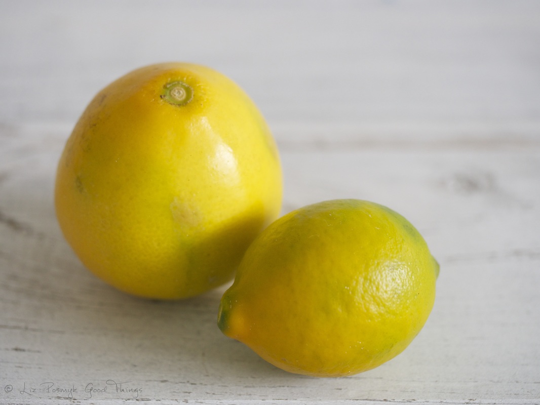 Home grown Meyer lemons by Liz Posmyk Good Things 