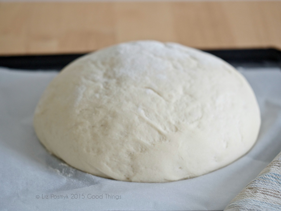 After the second rising, the dough will have doubled in size