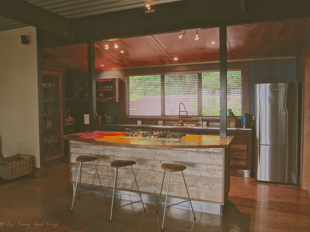 The kitchen at Sahali in the Kangaroo Valley