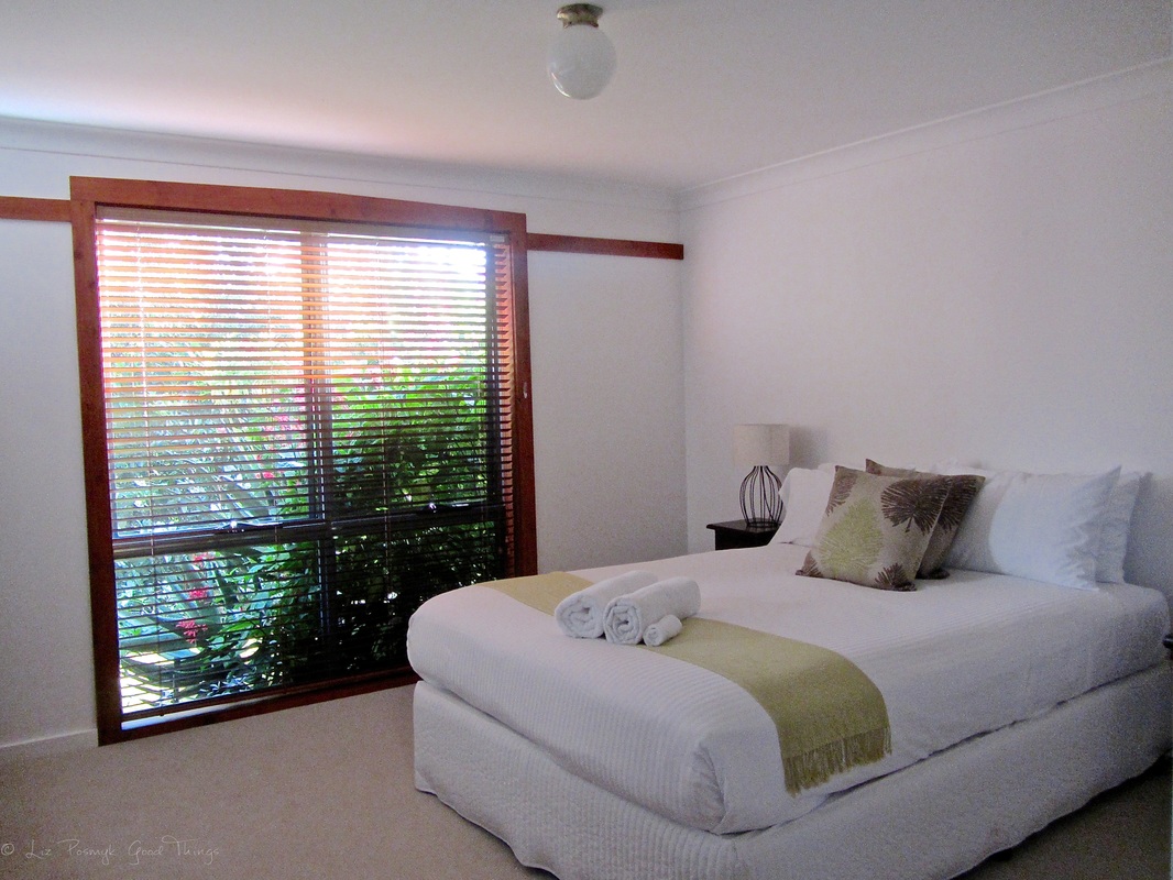 One of the six bedrooms at Sahali in the Kangaroo Valley NSW