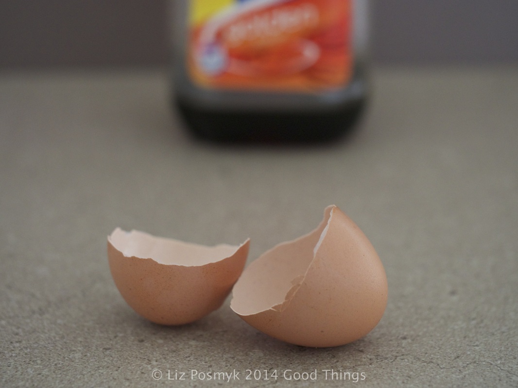 Egg shells and golden syrup by Liz Posmyk, Good Things