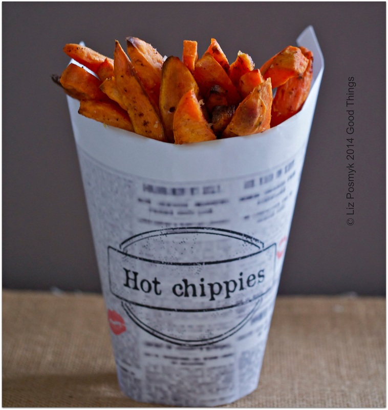 Sweet potato chips baked with vanilla by Liz Posmyk, Good Things