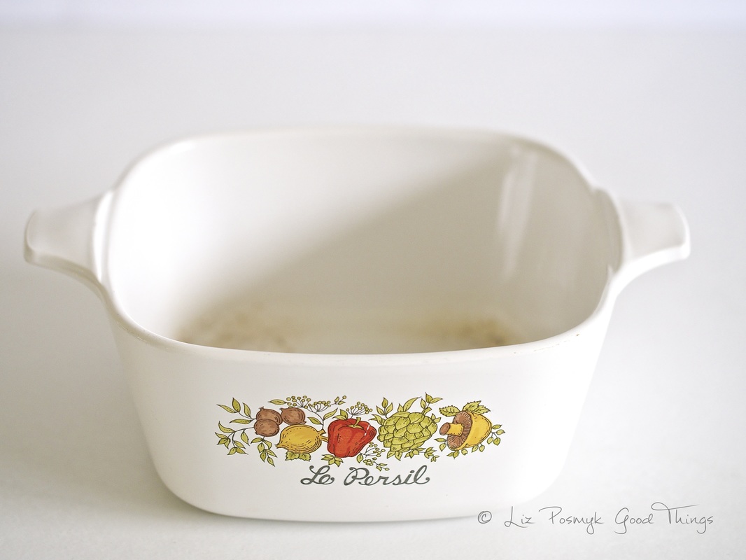 Old Corningware by Liz Posmyk Good Things 
