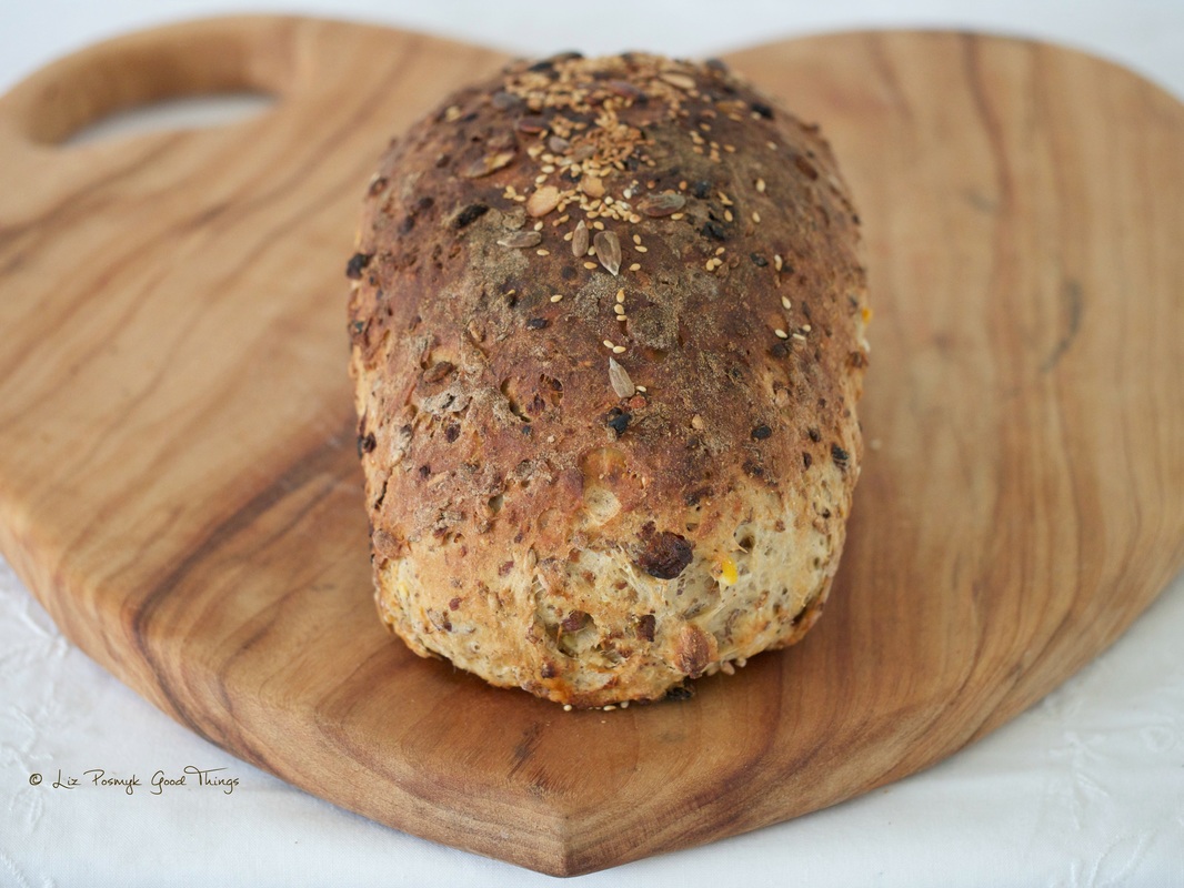 Rustic multigrain soy and linseed bread with fruit and nuts II by Liz Posmyk, Good Things 
