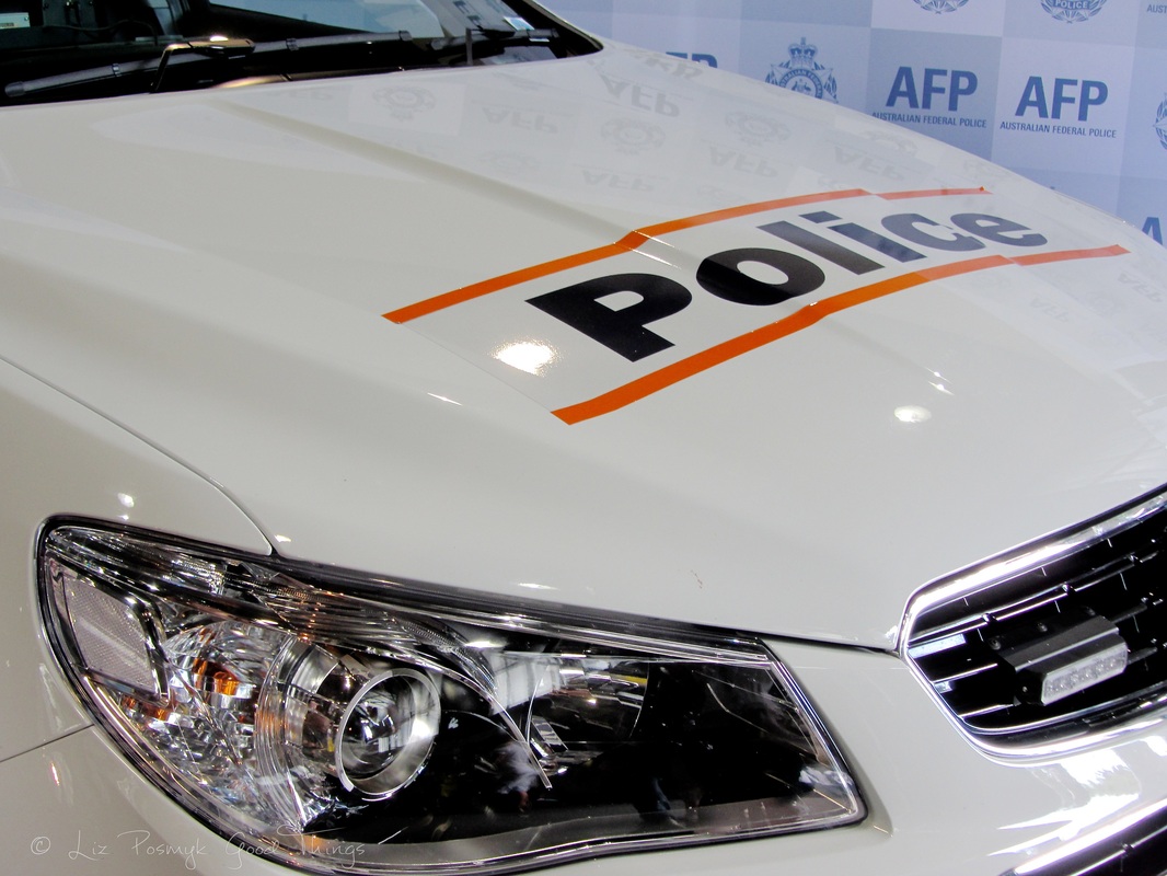 AFP vehicle at the Royal Canberra Show