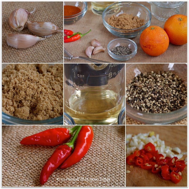 Ingredients for Piri Piri Chicken