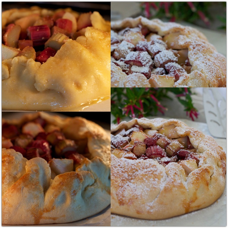 Baking... Rhubarb and apple crostata - recipes for all seasons - bizzylizzysgoodthings.com