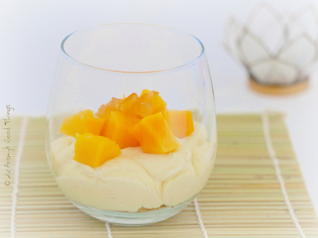 Ginger and mango cheesecake dessert by Good Things
