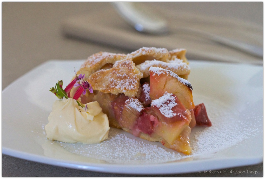 Rhubarb and apple galette - recipes for all seasons - bizzylizzysgoodthings.com