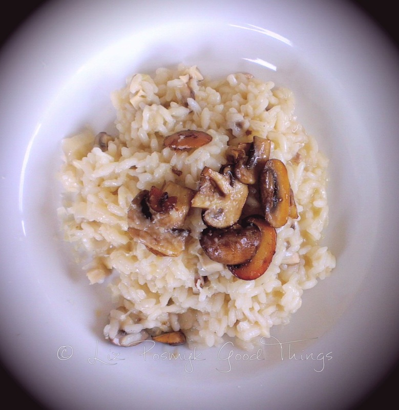 Mushroom risotto made in the Tefal Cuisine Companion by Good Things 