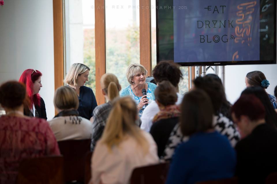 Liz Posmyk speaks on panel at EDB 2015 in Canberra with Tara Cheyne and Amanda Whitely, photo by Ari Rex Photography 
