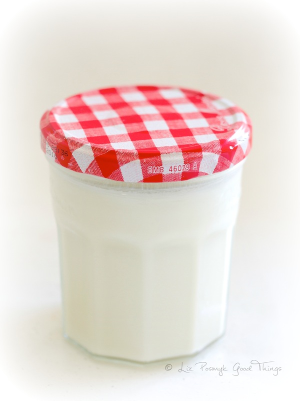 Strain off and reserve the fresh buttermilk by Good Things 