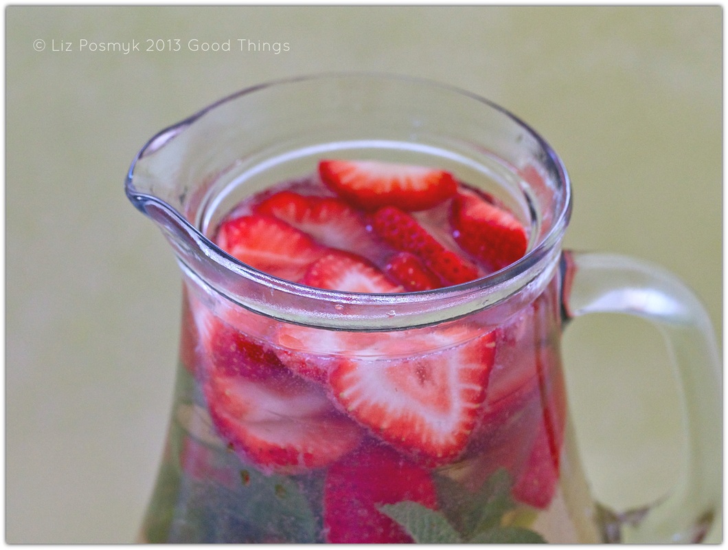 Fruit infused mineral water