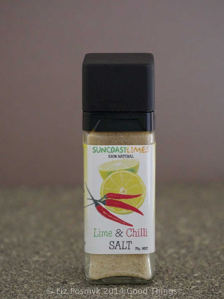 Lime and Chilli Salt from Suncoast Limes Qld, by Liz Posmyk, Good Things