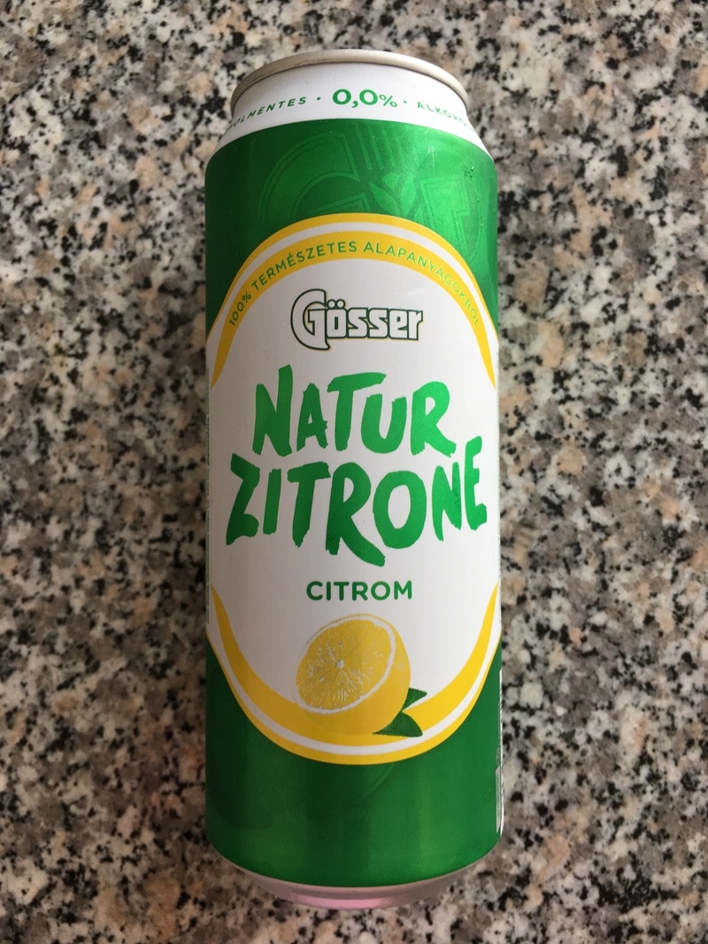 Gösser Citron beer - Liz Posmyk
