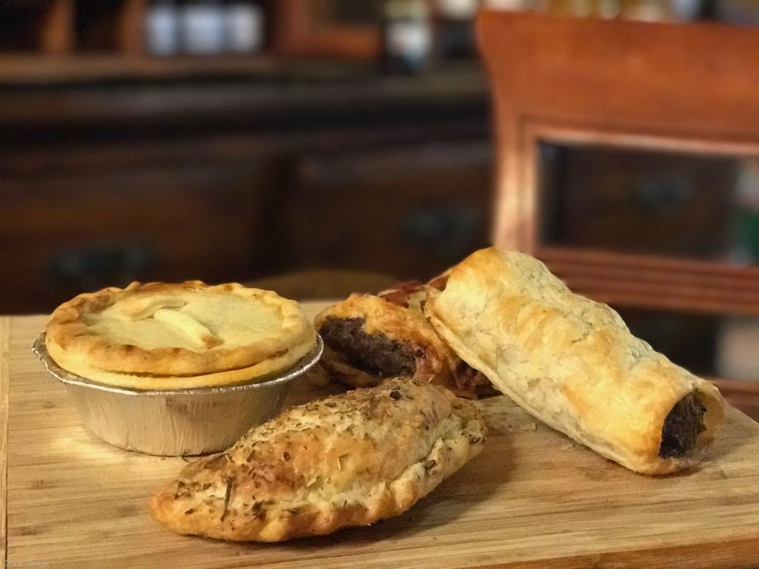 Pies, pasties and sausage rolls at the Fitzroy Falls General Store - Liz Posmyk Good Things 