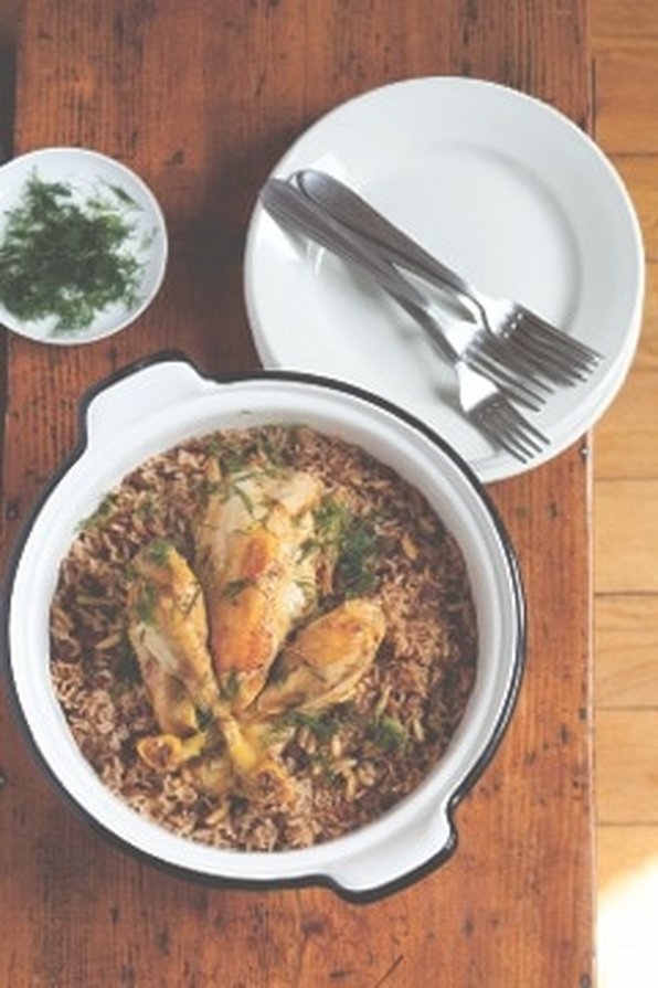 Chicken pilav from Istanbul Cult Recipes by Pomme Larmoyer
